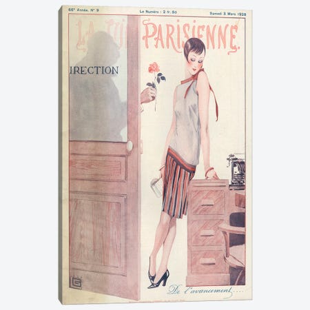 1928 La Vie Parisienne Magazine Cover Canvas Print #TAA366} by The Advertising Archives Canvas Art Print