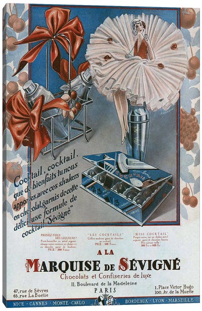 1929 Marquise de Sevigne Canvas Art Print - The Advertising Archives