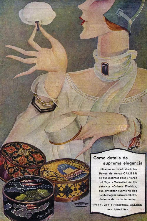 1929 Spain Perfumeria Cosmetics Magazine Advert by The Advertising Archives wall art