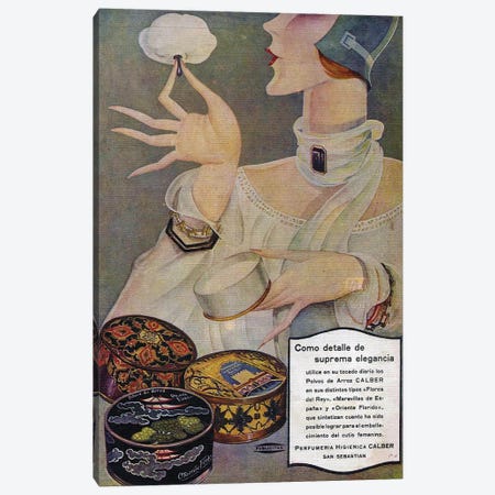 1929 Spain Perfumeria Cosmetics Magazine Advert Canvas Print #TAA374} by The Advertising Archives Canvas Wall Art