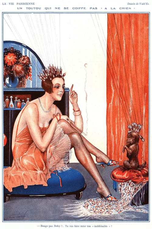 1920s La Vie Parisienne III Plate