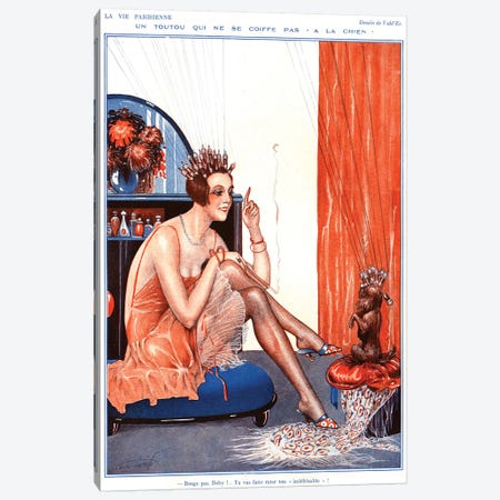 1920s La Vie Parisienne Magazine Plate Canvas Print #TAA37} by The Advertising Archives Canvas Art Print
