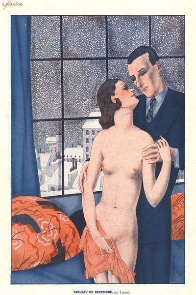 1930s Le Sourire V Cover by The Advertising Archives canvas print