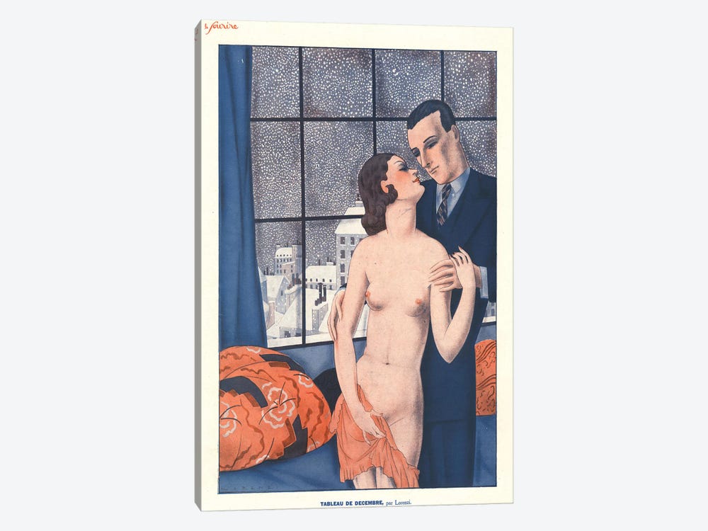 1930s Le Sourire Magazine Cover by The Advertising Archives 1-piece Canvas Artwork