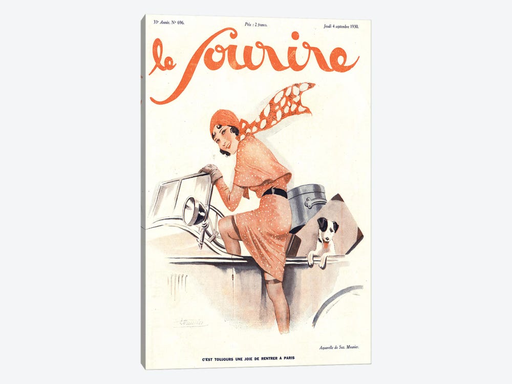 1930s Le Sourire Magazine Cover by The Advertising Archives 1-piece Art Print