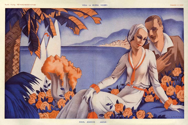 1931 La Vie Parisienne Magazine Plate