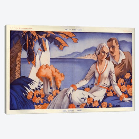 1931 La Vie Parisienne Magazine Plate Canvas Print #TAA387} by Fabius Lorenzi Art Print