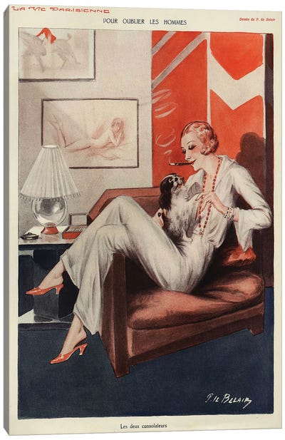 1931 La Vie Parisienne Magazine Plate Canvas Art Print - The Advertising Archives