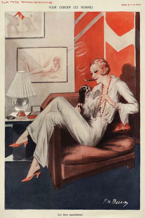 1931 La Vie Parisienne Magazine Plate