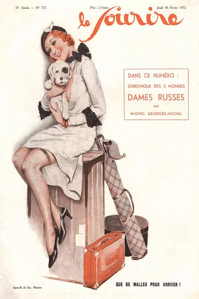 Magazines: 1932 Le Sourire II Cover by The Advertising Archives