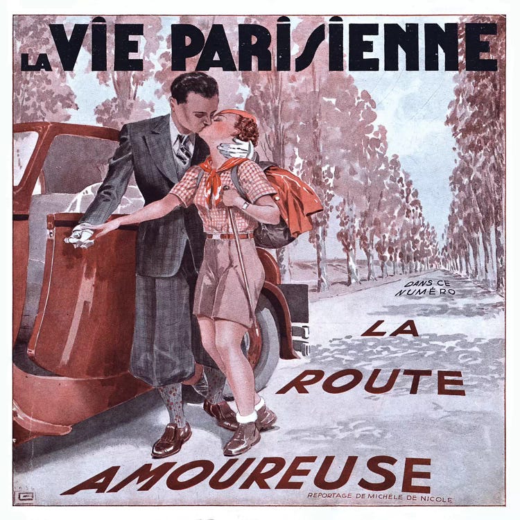 1936 La Vie Parisienne Magazine cover