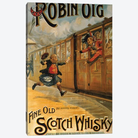 1898 Robin Oig Whisky Advert Canvas Print #TAA3} by The Advertising Archives Art Print