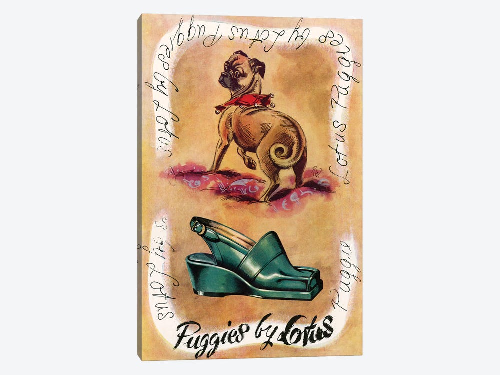 1940s Lotus Ltd Shoes Magazine Advert by The Advertising Archives 1-piece Canvas Art