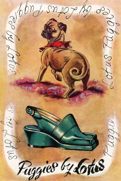 Magazines: 1940s Lotus Ltd Shoes Magazine Advert by The Advertising Archives