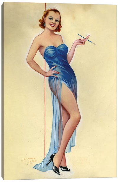 1940s UK Pinup Poster Canvas Art Print - The Advertising Archives