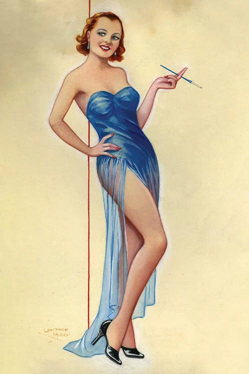 1940s UK Pinup Poster