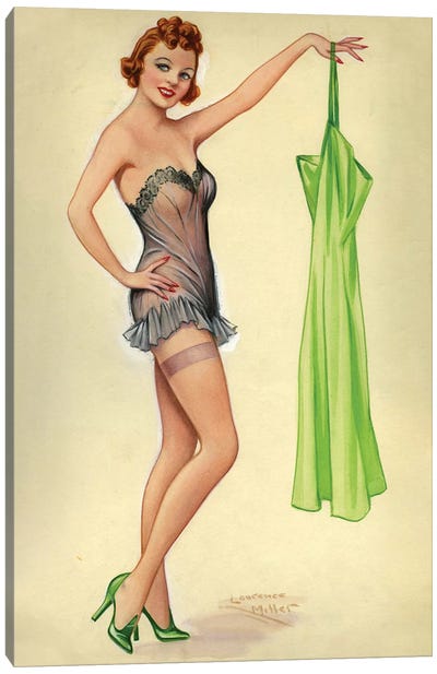 1940s UK Pinup Poster Canvas Art Print
