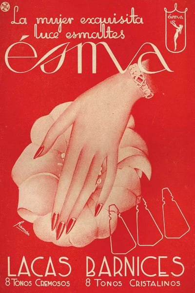 Magazines: 1941 Spain Esma Cosmetics Magazine Advert by The Advertising Archives