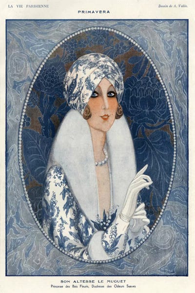 Art Deco: 1920s La Vie Parisienne VI Plate by The Advertising Archives