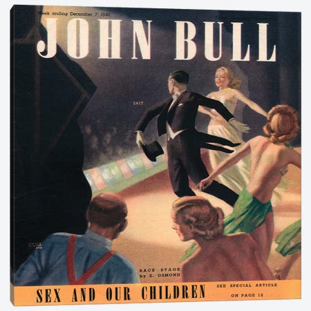 1946 John Bull Magazine Cover Canvas Print #TAA410} by The Advertising Archives Canvas Art
