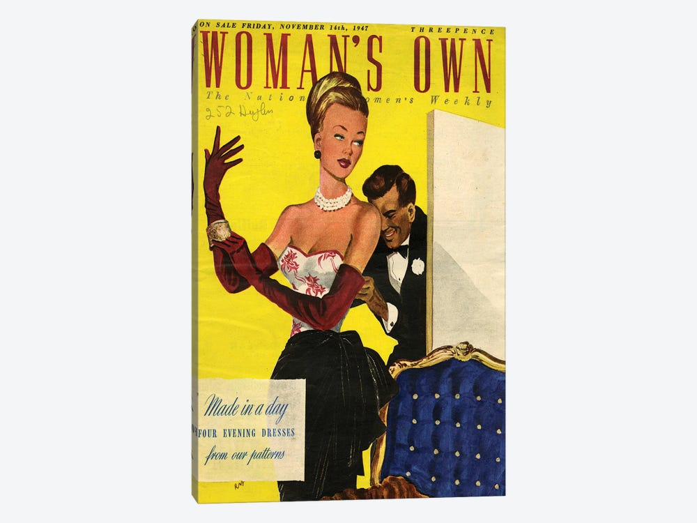 1947 UK Woman's Own Magazine Cover by The Advertising Archives 1-piece Canvas Print