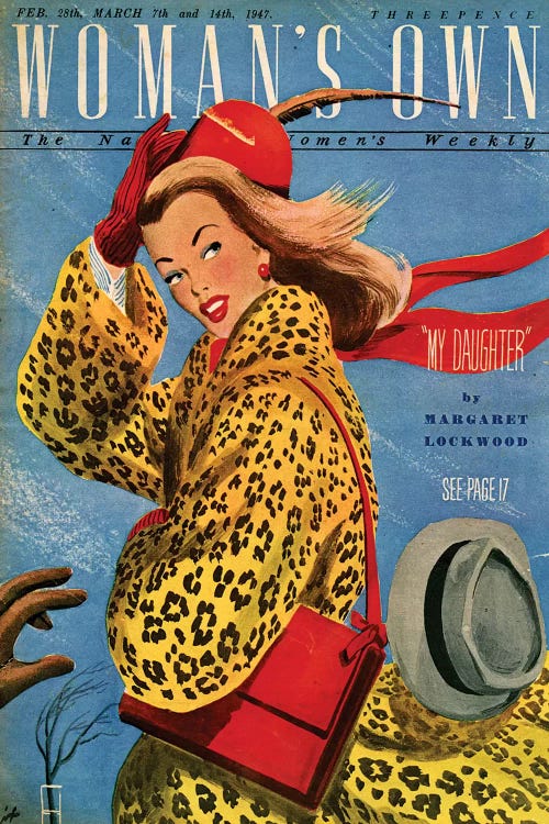 1947 Woman's Own Magazine Cover by The Advertising Archives wall art