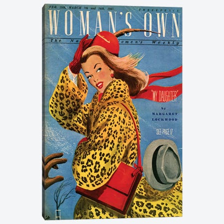 1947 Woman's Own Magazine Cover Canvas Print #TAA416} by The Advertising Archives Art Print