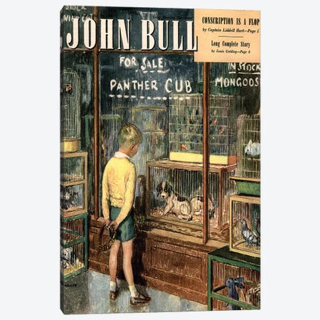 1948 John Bull Magazine Cover Canvas Print #TAA417} by The Advertising Archives Art Print