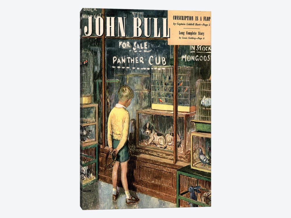 1948 John Bull Magazine Cover by The Advertising Archives 1-piece Canvas Artwork