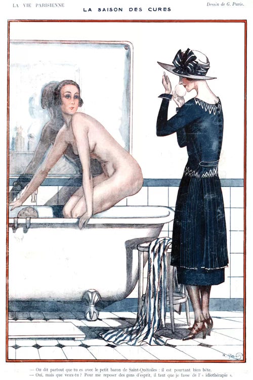 1920s La Vie Parisienne VII Plate