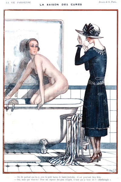 The Advertising Archives: 1920s La Vie Parisienne VII Plate by The Advertising Archives