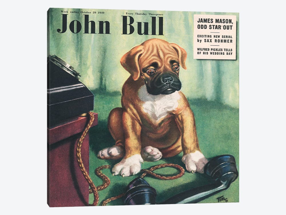 1949 John Bull Magazine Cover by The Advertising Archives 1-piece Canvas Artwork