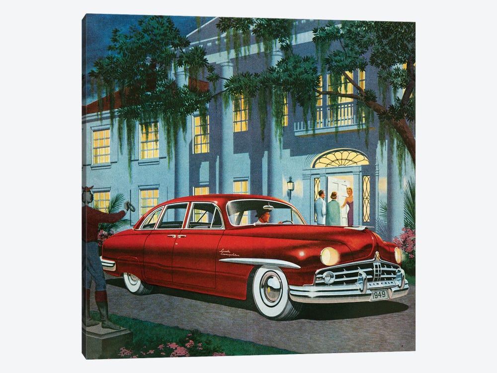 1949 Lincoln Magazine Advert by The Advertising Archives 1-piece Canvas Wall Art