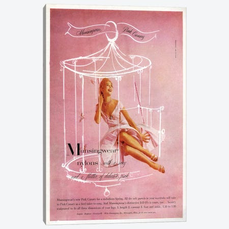 1950s Munsingwear Magazine Advert Canvas Print #TAA428} by The Advertising Archives Art Print