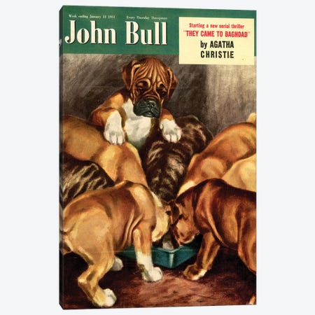1951 John Bull Magazine Cover Canvas Print #TAA433} by The Advertising Archives Canvas Wall Art