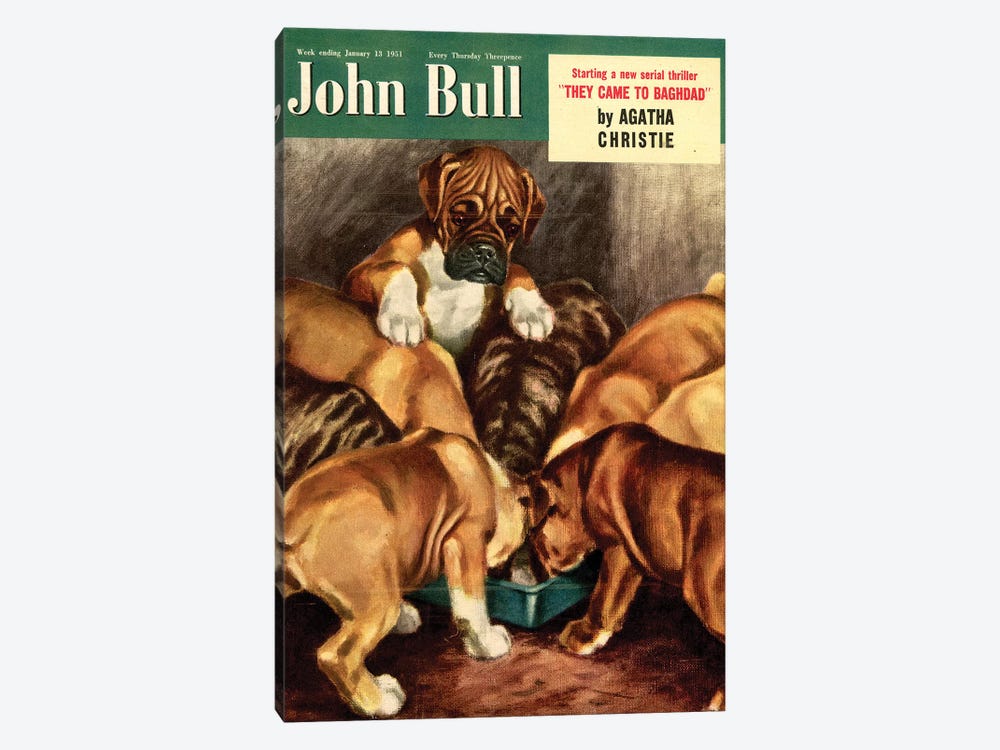 1951 John Bull Magazine Cover by The Advertising Archives 1-piece Canvas Wall Art