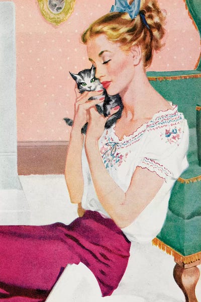 Magazines: 1951 Woman's Journal Magazine Plate by The Advertising Archives