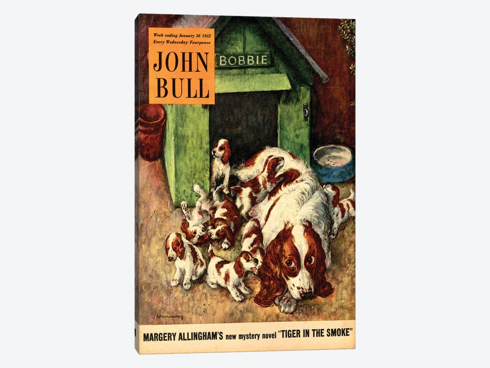 1952 John Bull Magazine Cover by The Advertising Archives 1-piece Canvas Wall Art