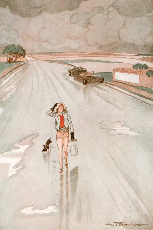 1920s La Vie Parisienne IX Plate
