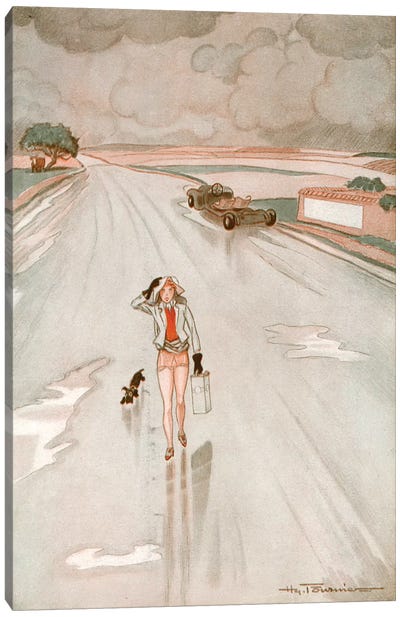 1920s La Vie Parisienne Magazine Plate Canvas Art Print - The Advertising Archives