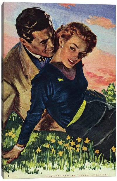 1953 UK Magazine Plate Canvas Art Print