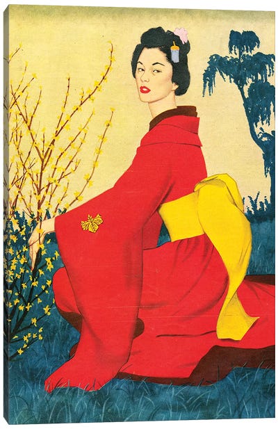 1954 John Bull Magazine Plate Canvas Art Print