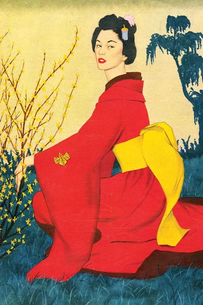 Magazines: 1954 John Bull Magazine Plate by Harry Zelinski