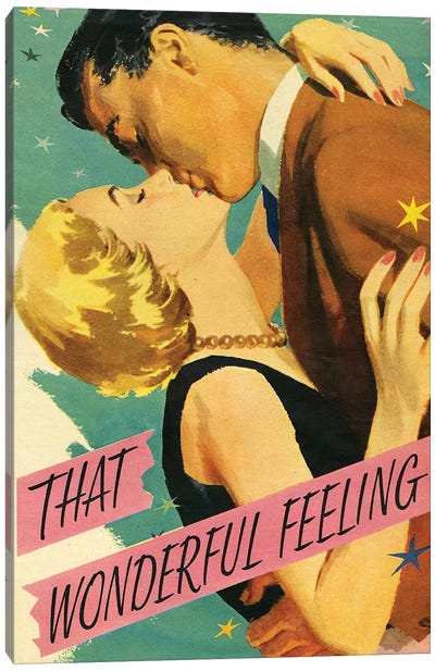 1954 That Wonderful Feeling Magazine Plate Canvas Art Print - The Advertising Archives