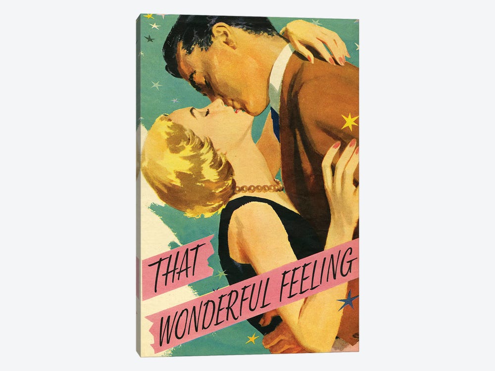 1954 That Wonderful Feeling Magazine Plate by The Advertising Archives 1-piece Canvas Art