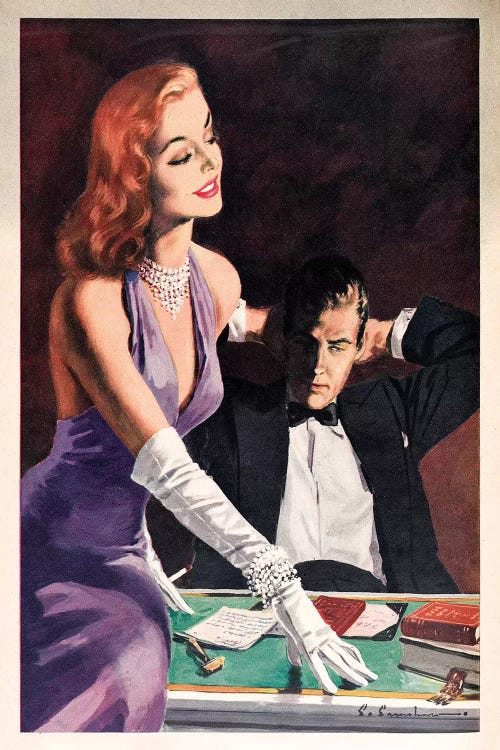 1954 Woman Plate II by The Advertising Archives wall art
