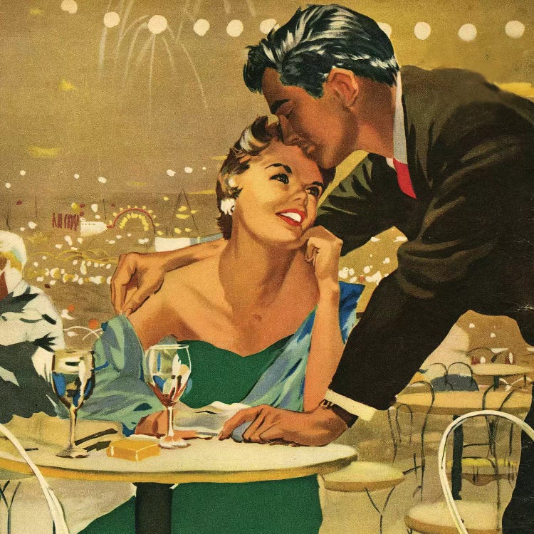 1955 UK Magazine Plate by Joe De Mers wall art