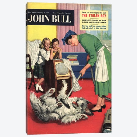 1957 John Bull Magazine Cover Canvas Print #TAA456} by The Advertising Archives Canvas Art Print