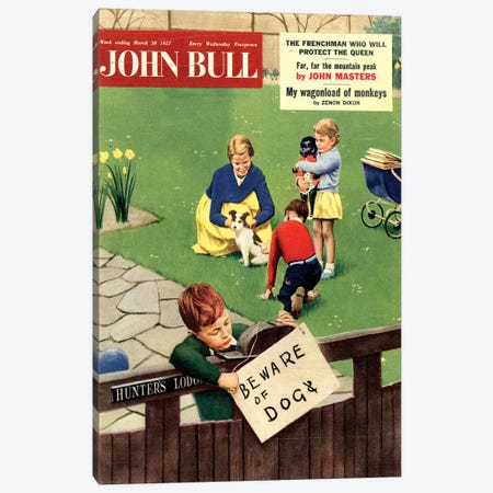 1957 John Bull Magazine Cover Canvas Print #TAA457} by The Advertising Archives Art Print