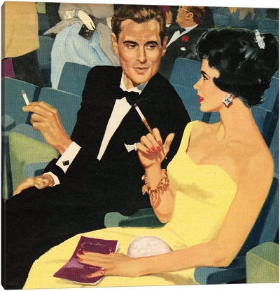 1957 John Bull Magazine Plate Canvas Art Print - Historical Fashion Art